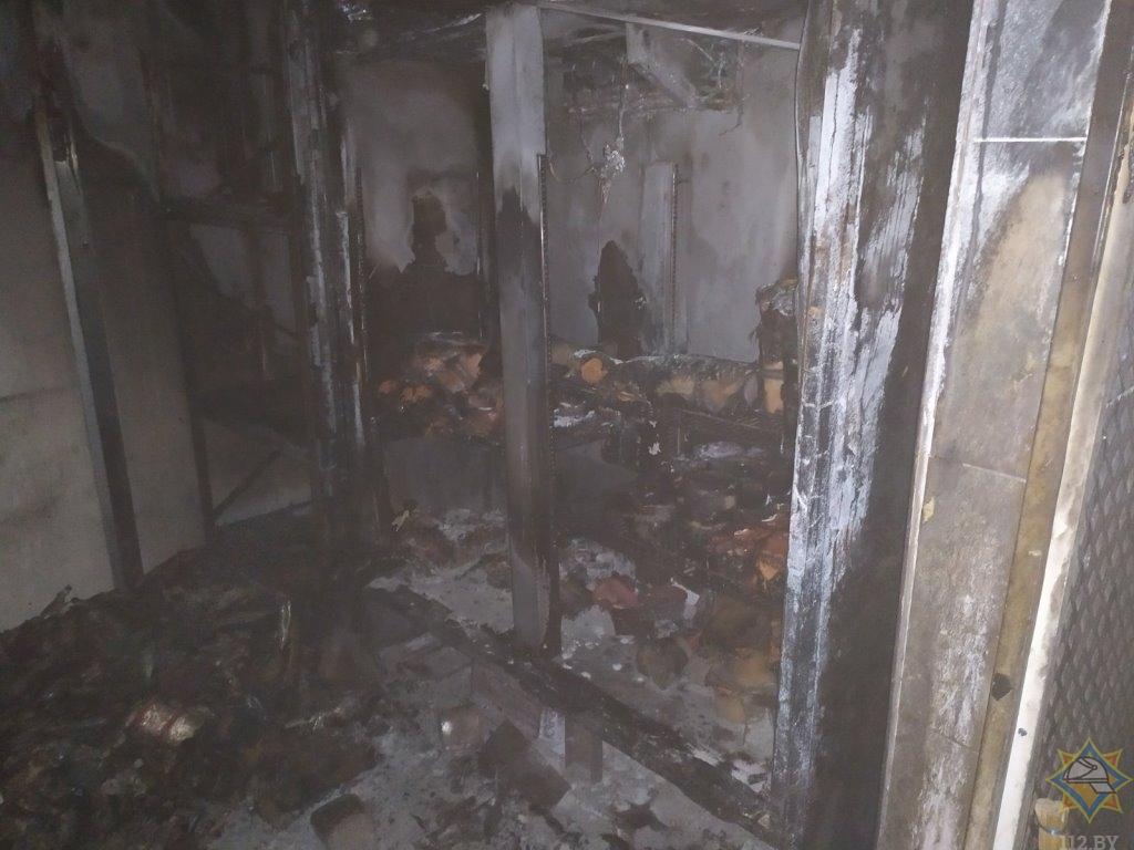В Витебске пожарная автоматика сообщила о пожаре в магазине