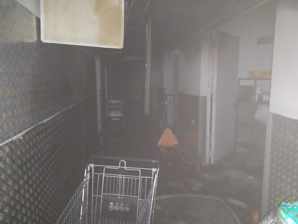 В Витебске пожарная автоматика сообщила о пожаре в магазине